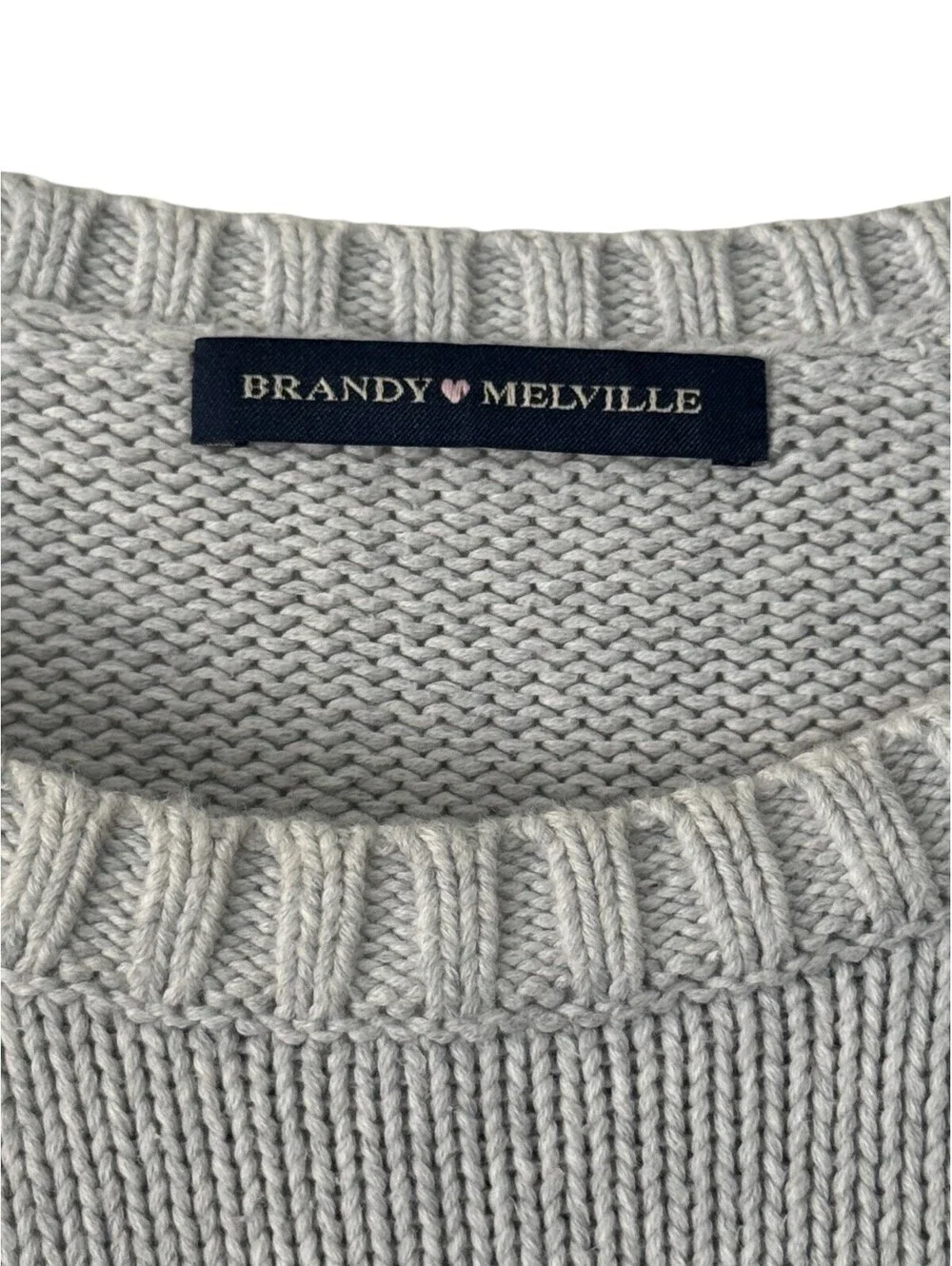 Brandy Melville Brianna Cotton Thin Stripe Sweater - One Size